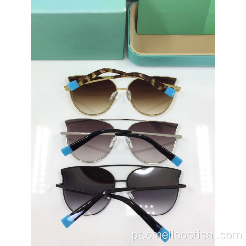 Óculos De Sol De Olho De Gato Coloridos À Moda Para As Mulheres